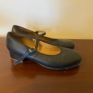 Womens Bloch Tap-On Black Mary Jane Tap Shoes Sz 9.5 GUC